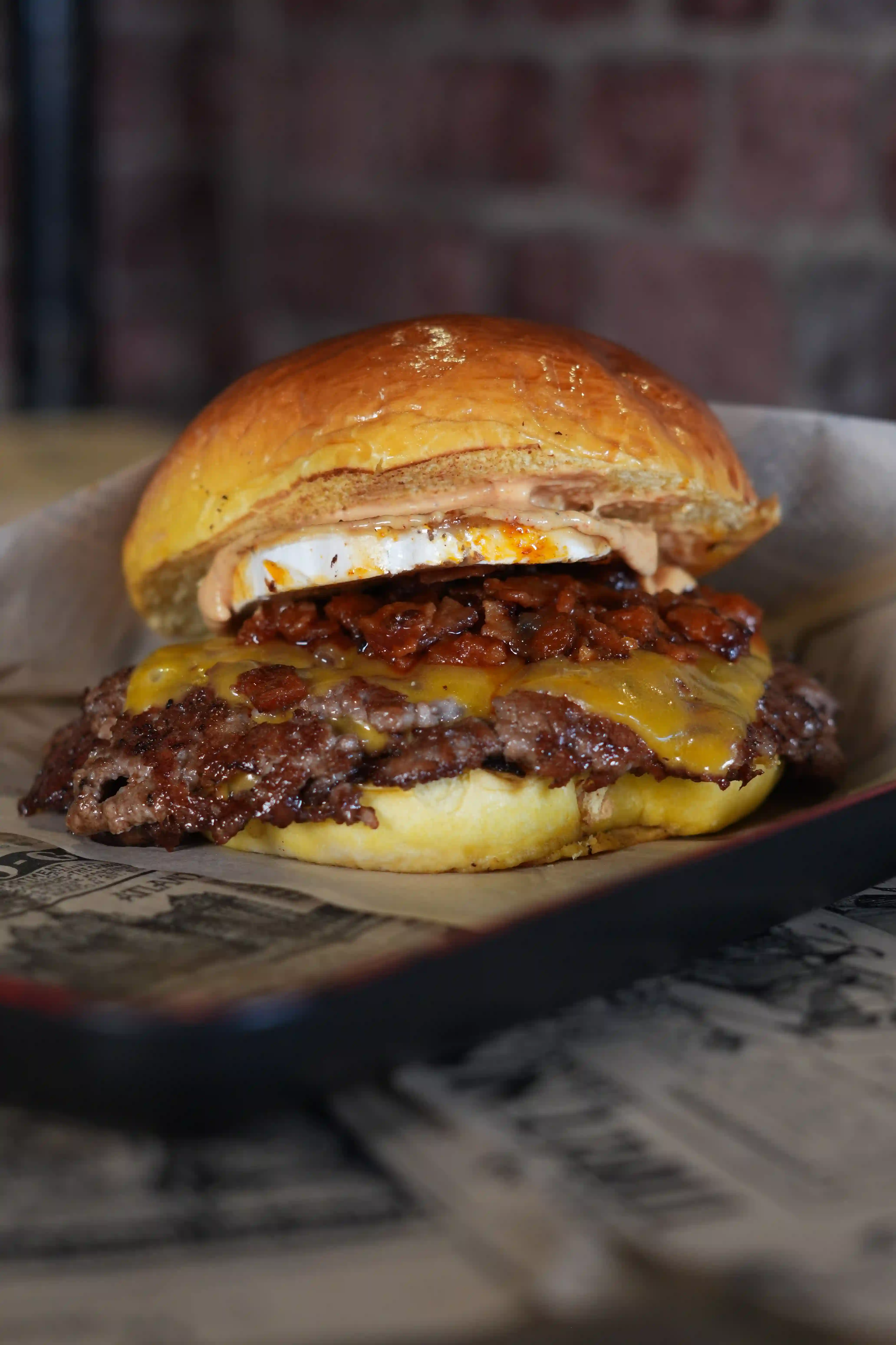 Burger de queso de cabra en Soria